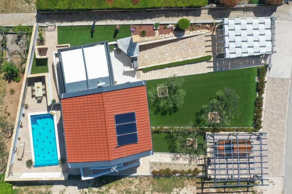 Apartment Vala, 4*, Sea View & Private Heated Pool Pridraga Esterno foto